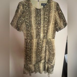 Summer day, Sam Edelman dress. Snake print material, size 10.